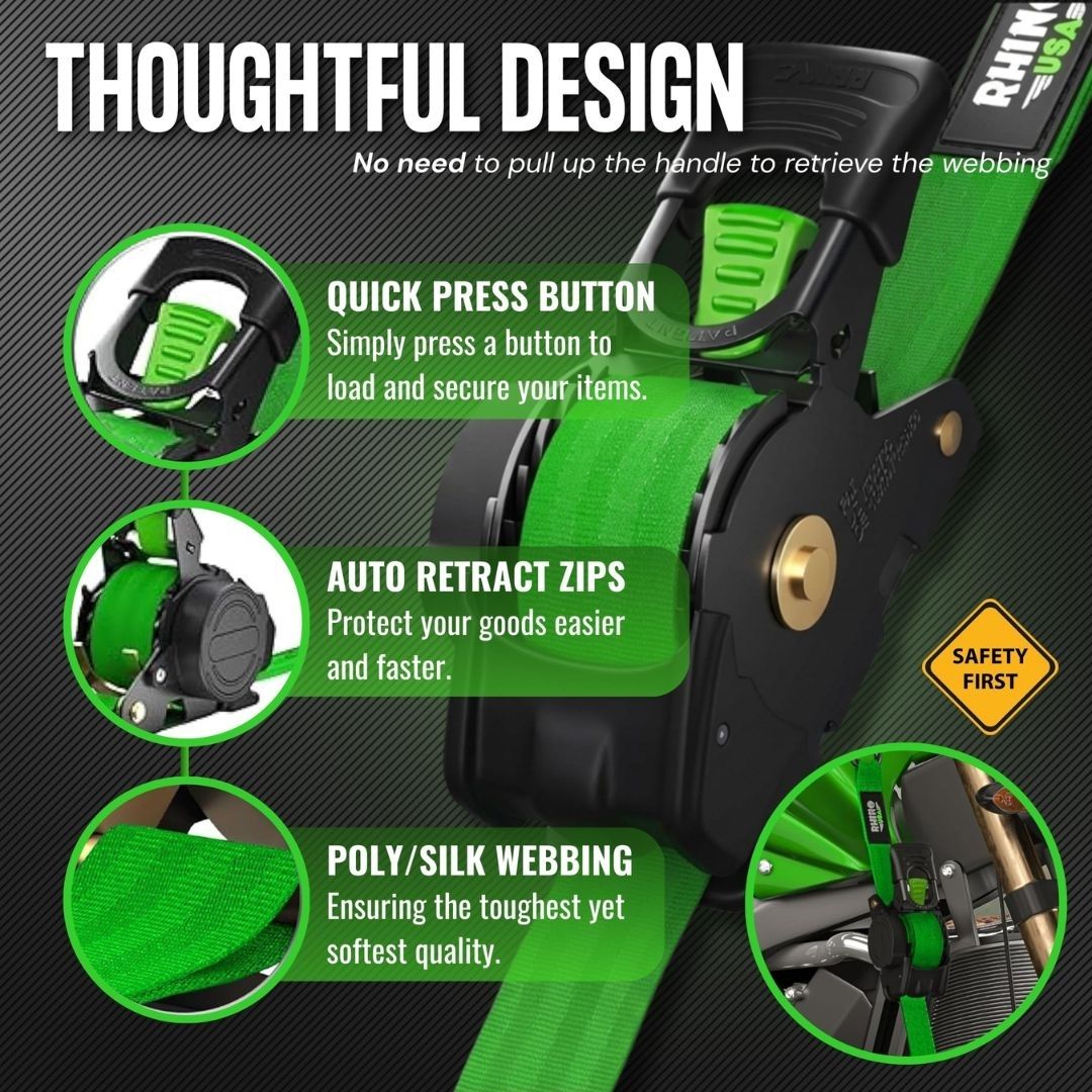 🔥 Selling Fast 50% OFF 🎁 Perfect Gift – Retractable Ratchet Strap (2026 Upgraded Edition)